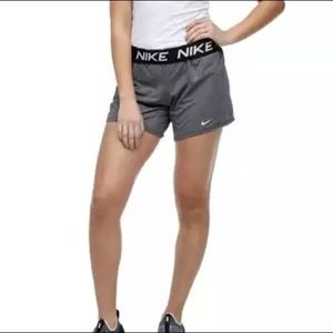 Gray Nike Attack Shorts